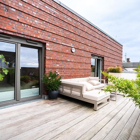 Ferienwohnung Foerdeterrasse Nahe Kiellinie Bagian luar foto